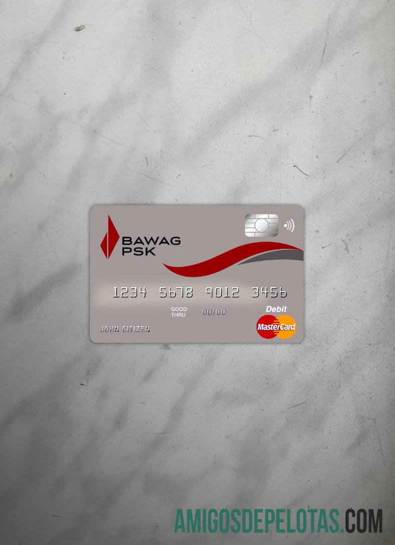 Áustria Bawag PSK Bank Master Card Photolook Frente amostra